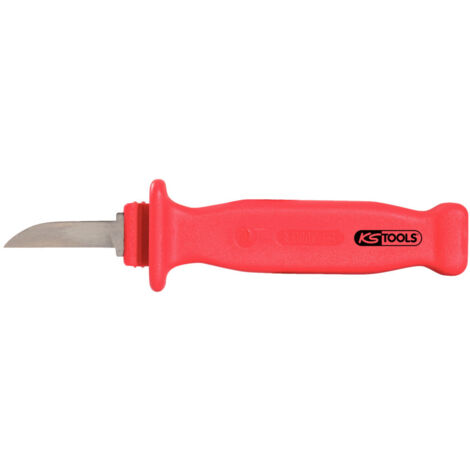 KS Tools Kabel-Abisoliermesser mit Schutzisolierung, 200mm - 117.1396