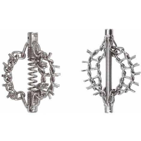 KS Tools Kettenschleuderkopf mit Spike-Kette, 4 Ketten Ø30 mm,16 mm