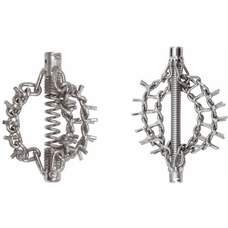 KS Tools Kettenschleuderkopf mit Spike-Kette, 4 Ketten Ø50mm,32mm