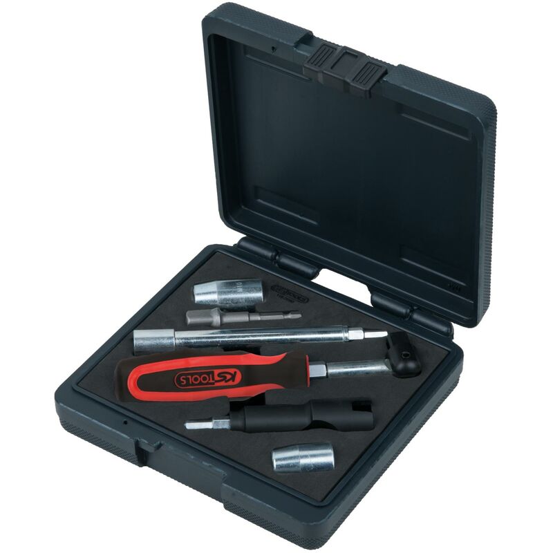 

Kstools - KS TOOLS Kit combinado de WC y fontanería, 6 pzs
