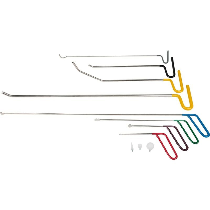 

KS TOOLS Juego de sufrideras de carrocero, 11 pzs