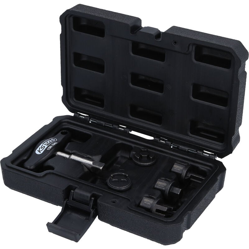 Kstools - ks tools Kit de profilés spéciaux 3/8' de service à huile pour les vis en plastique d'évacuation de l'huile, 6 pcs ( 150.1030 )