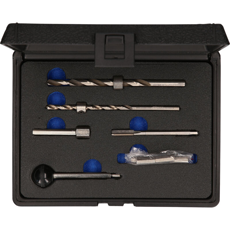 Ks tools Kit de réparation vis de serrage d'injecteur pour Mercedes cdi, 9 pcs ( 405.0800 )