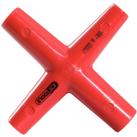 KS Tools Kreuzschlüssel mit Schutzisolierung, 10x13x14x17 mm