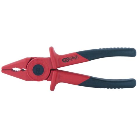 KS Tools Kunststoff-Kombizange mit Schutzisolierung, 185mm - 117.1765