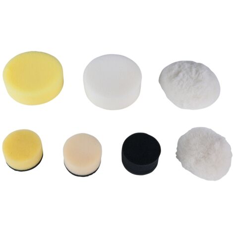 KS Tools Kunststoffpad gelb, Ø 50,0 mm, 5er Pack
