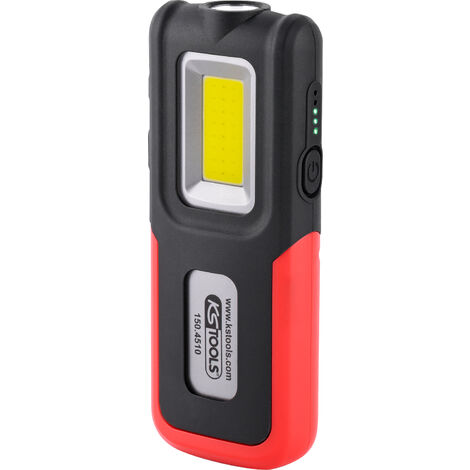 KS TOOLS Lampe d'atelier mobile, pliable, 500 lumens - 150.4510