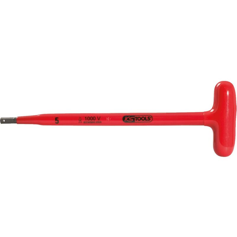 

Kstools - KS TOOLS Llave Allen con mango en T y aislamiento protector, 5x250 mm