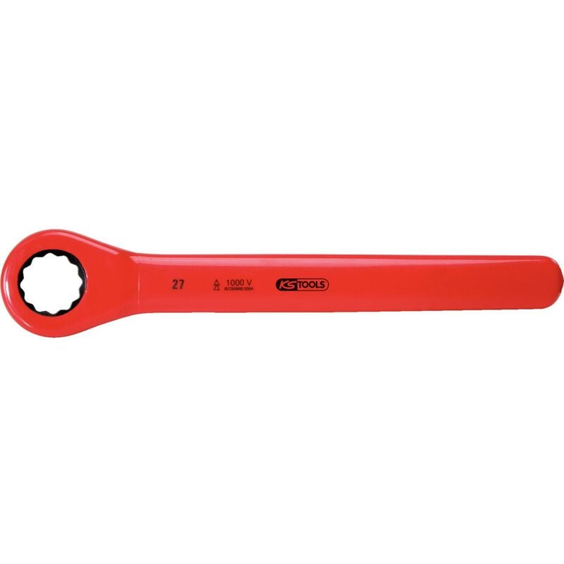 

Kstools - KS TOOLS Llave de estrella de carraca con aislamiento protector, 17 mm