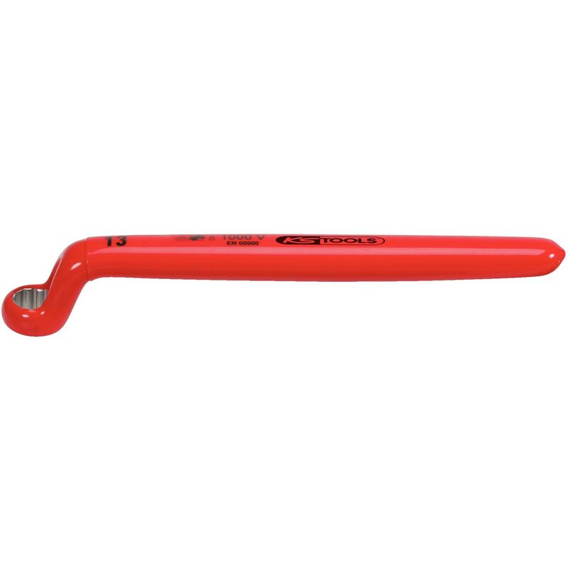 

KS TOOLS Llave de estrella con aislamiento protector, acodada, 18 mm