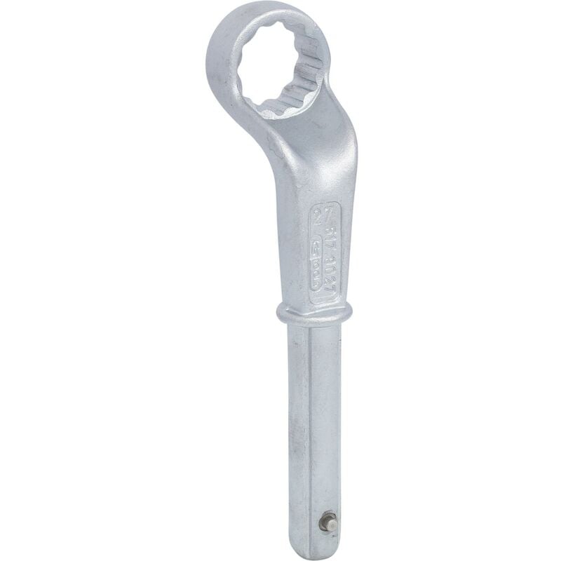 

KS TOOLS Llave de estrella de alta resistencia, acodada, 27 mm