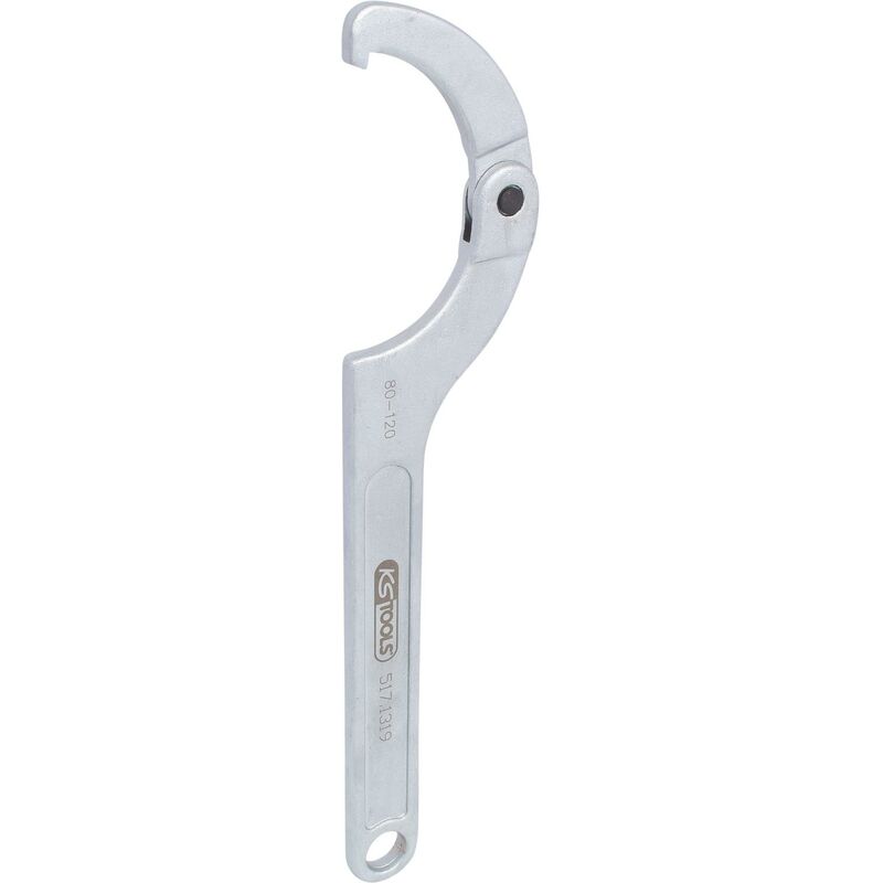 

Kstools - KS TOOLS Llave de gancho articulada con pico, 80-120 mm