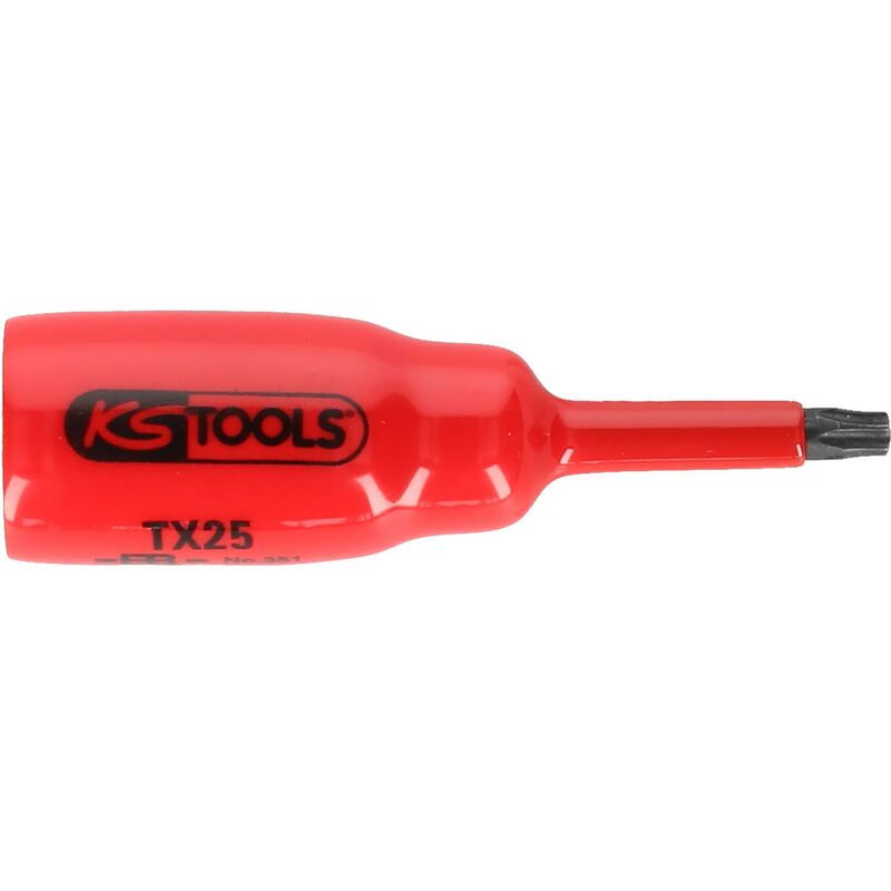 

Kstools - KS TOOLS Llave de vaso con punta de 3/8' y aislamiento protector para tornillos Torx, T20, corta