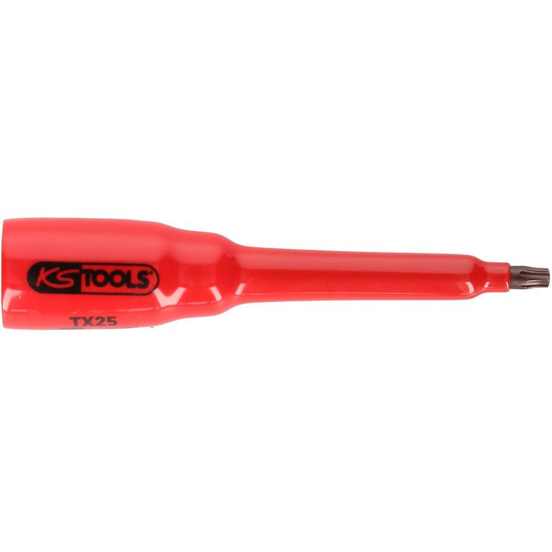 

Kstools - KS TOOLS Llave de vaso con punta de 3/8' y aislamiento protector para tornillos Torx, T27, larga