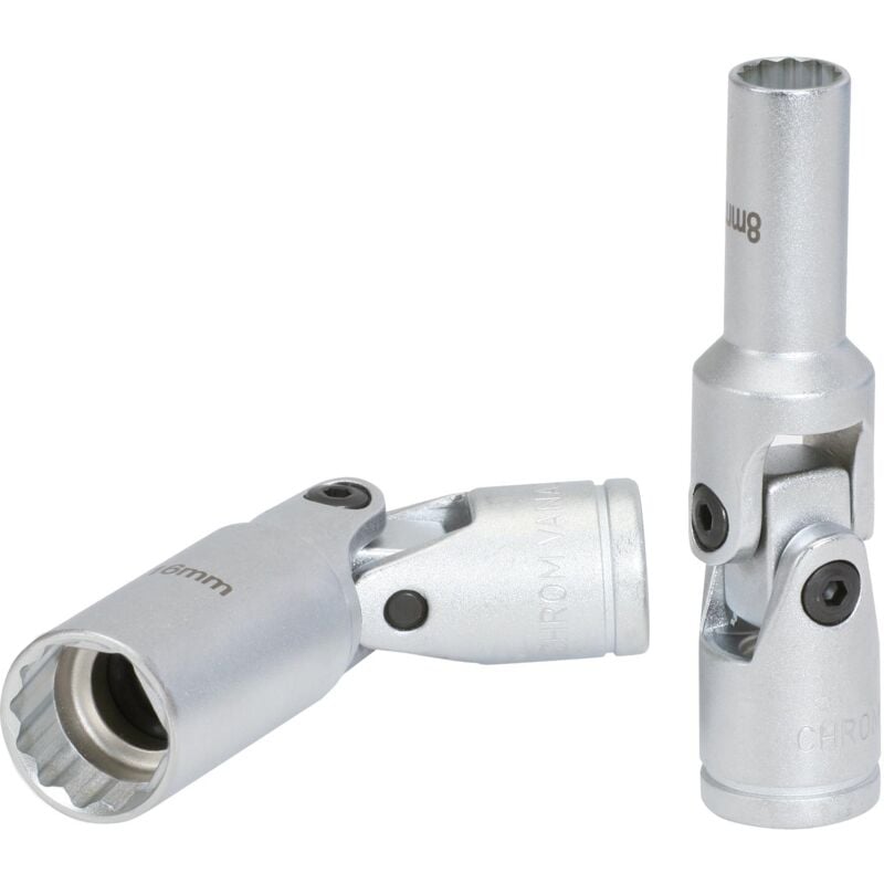 

KS TOOLS Llave de vaso de 12 cantos de 3/8" con articulación, 18 mm