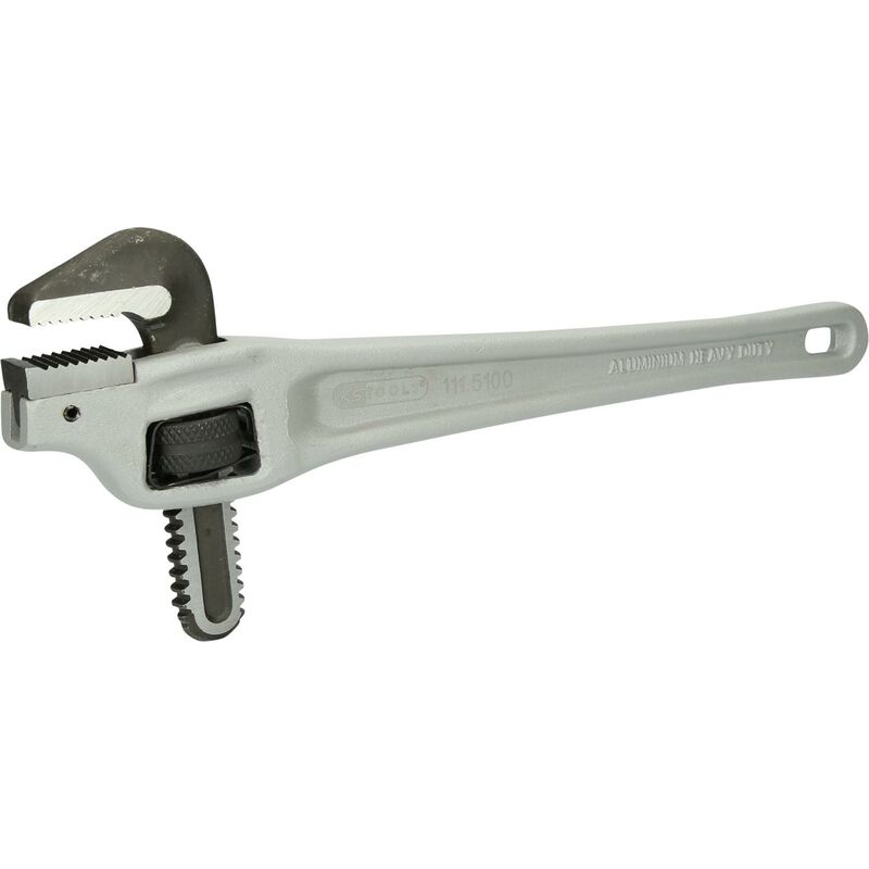 

Kstools - KS TOOLS Llave Stillson de aluminio, para uso con una sola mano, 1.1/2'