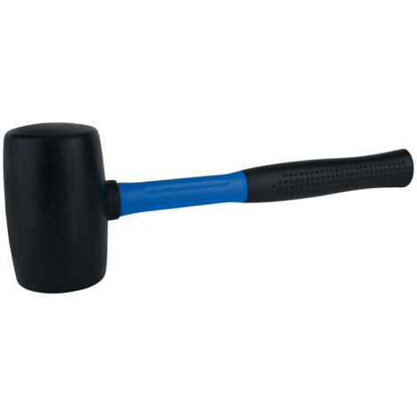 Kstools – Maillet caoutchouc 500g – Manche en fibre de verre – Norme DIN 5128 – Longueur 325mm – Pour travaux intensifs