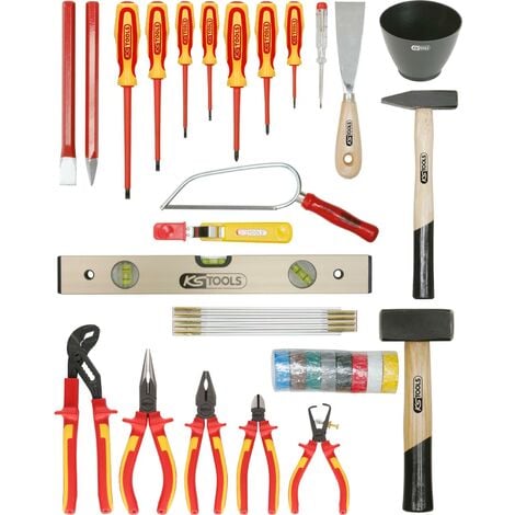 Maletin 19 herramientas VDE electricista DOGHER TOOLS 080-001