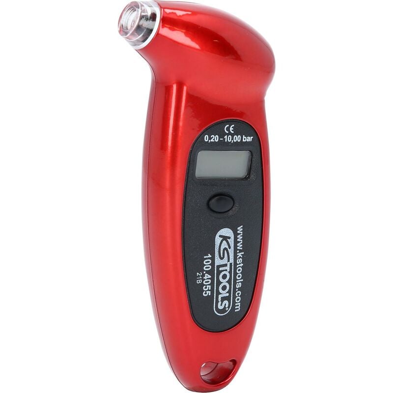 

KS TOOLS Manómetro digital para neumáticos, 0,20 - 10,0 bar