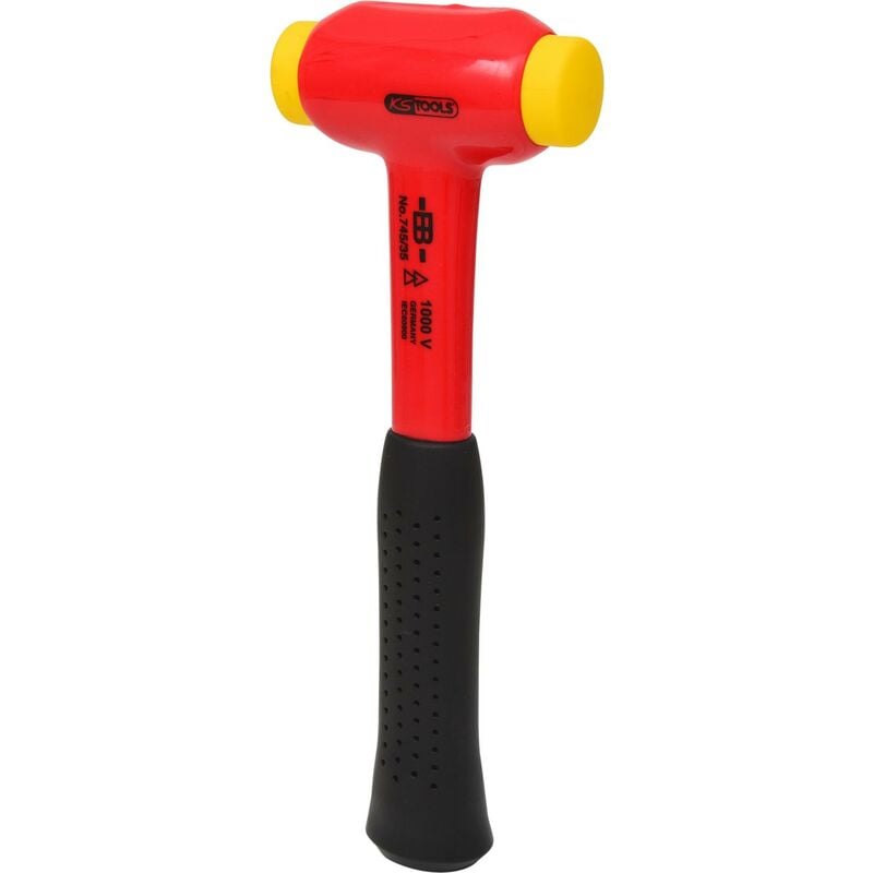 

Kstools - KS TOOLS Martillo blando con aislamiento protector, Ø de cabeza 35 mm