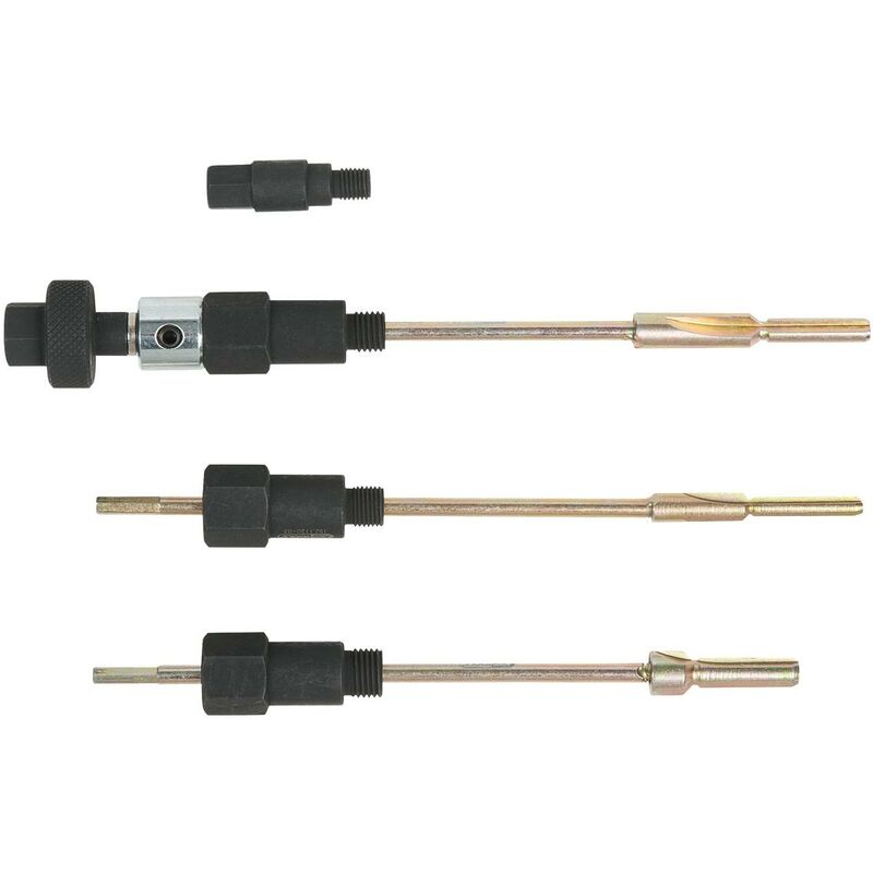 

KS TOOLS Juego de escariadores 3 en 1 para bujías de incandescencia MASTER, 9 pzs