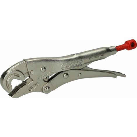 KS Tools Maul-Gripzange mit Drahtschneider, 175 mm