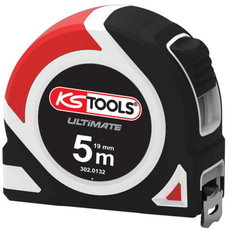 KS Tools - Mètre à ruban Bi-matière ULTIMATE, 5x19 mm - 302.0132