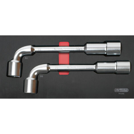 Kstools – Module de clés à pipe débouchées 6 pans – Mousse imputrescible – Pour servantes et établis – Dimensions L.390 x l.188 x H.35 mm
