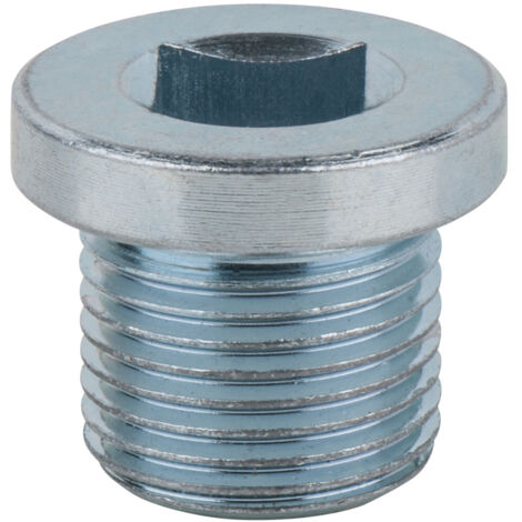 KS Tools Ölablassschraube, Innen4kant 8mm, M18x1,5x16mm, 25er-Pack - 430.2159
