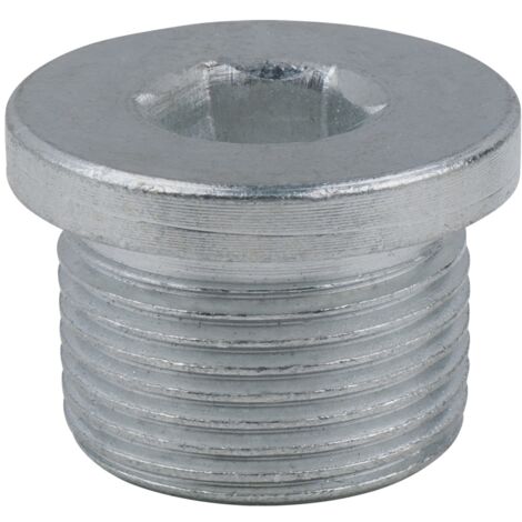 KS Tools Ölablassschraube, Innen6kant 10mm, M22x1,5x13,5mm, 10er-Pack - 430.1002