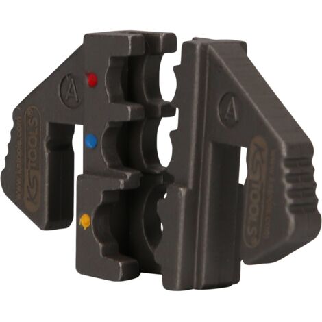 KS Tools Paar Crimp-Einsätze für isolierte Kabelschuhe, Ø 0,5 - 6 mm