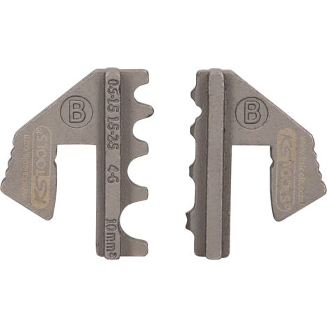 KS Tools Paar Crimp-Einsätze für nicht isolierte Kabelösen, Ø 0,5 - 10 mm