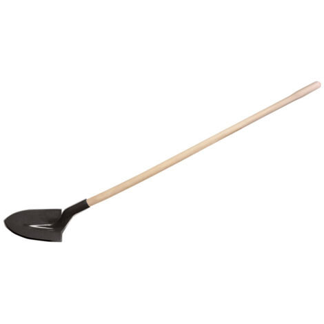 KS Tools - Pelle ronde - Col de cygne - Manche bois - 21 cm - 144.0824