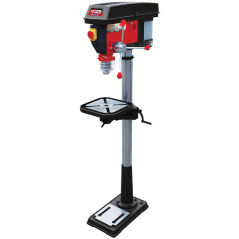 Kstools – Perceuse à colonne 750W – Mandrin 20mm – 16 vitesses – Vitesse max 2770 tr/min – Butée de profondeur réglable – Capot de protection