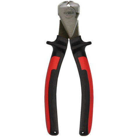 KS Tools - Pince coupante frontale à poignées bi-composants, L. 160 mm - 115.1015