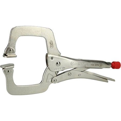 KS Tools - Pince étau à mâchoire amovible, 0-100 mm - 115.1074