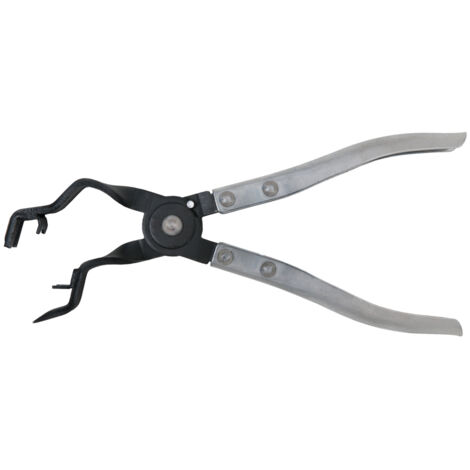 Kstools – Pince pour clips de fixation de ressort de frein – Mâchoires spécifiques pour freins à tambour – Ouverture automatique – Poignée en aluminium