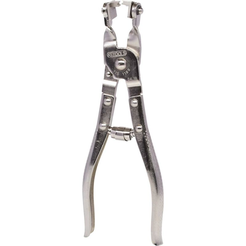 

KS TOOLS Alicates para abrazaderas de mangueras con prisma de impresion giratorio