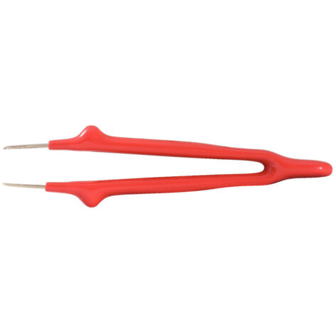 KS Tools Pinzette mit Schutzisolierung, gerade, 13,5 mm