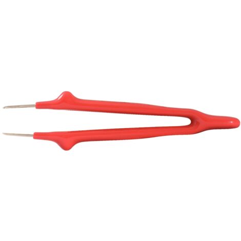 KS Tools Pinzette mit Schutzisolierung, gerade, 15mm - 117.1628