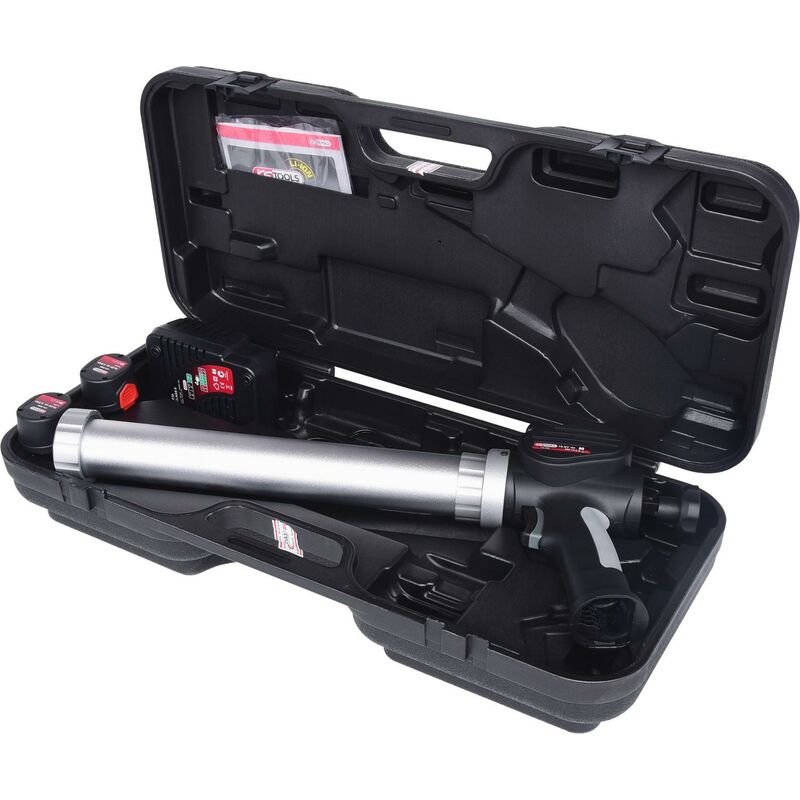 Kstools - Pistolet à cartouche sur batterie 600 ml avec 2 batteries et chargeur