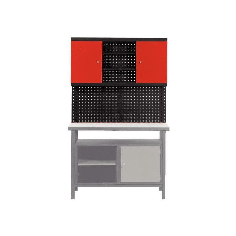 Kstools - Plateau mural pré-percé pour fixation de crochets et accessoires