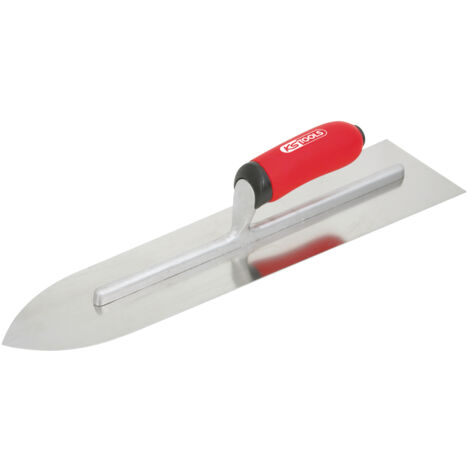 KS Tools - Platoir flamand pointu - lame inox - manche bi-composant - dim. 110x90x455 mm - 144.0461