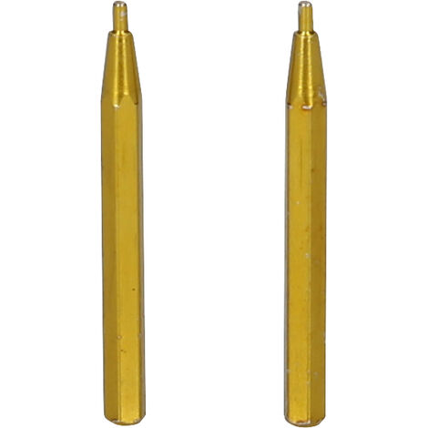 KS Tools - Pointes droites pour pinces à circlips à double articulation, 1,0mm, 2 pcs - 500.7017