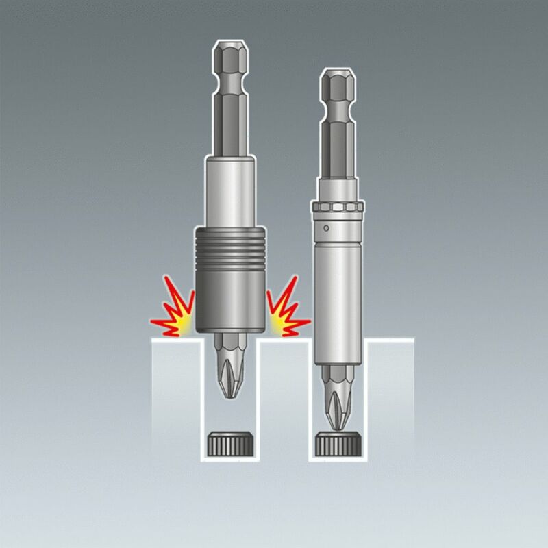 Image of Ks Tools 514.1113 1/4 Portainserti magnetico a cambio rapido Auto-Slimlock,65mm