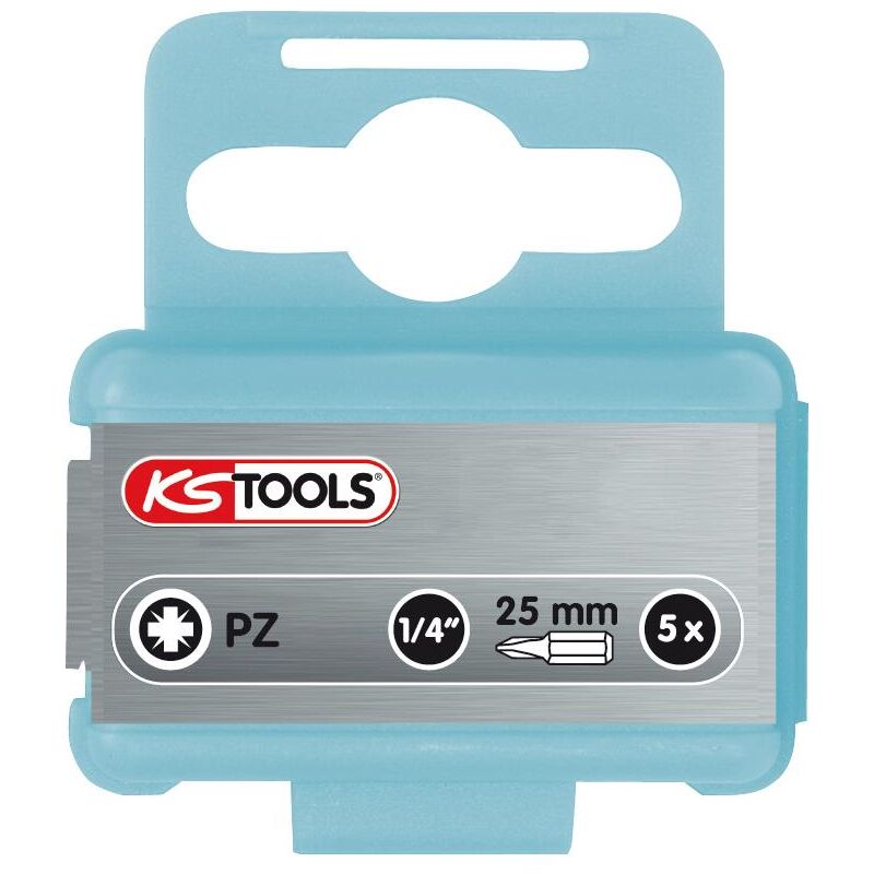 

KS TOOLS 1/4" Bit Inox PZ3, 25mm, paquete de 5
