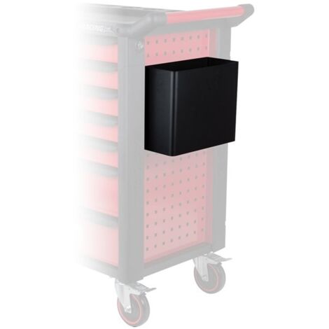 KS Tools RACINGline Abfalleimer, schwarz
