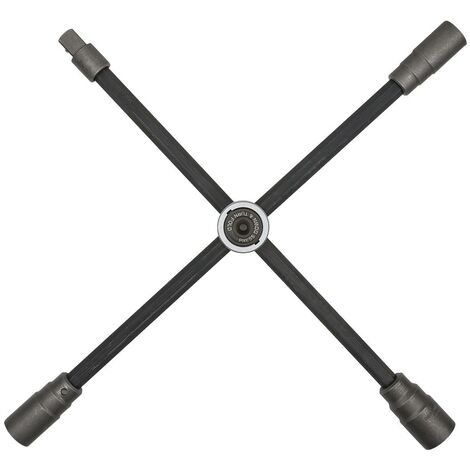KS TOOLS Rad-Kreuzschlüssel mit Gleitgelenk für NKW, 3/4x24x27x32mm
