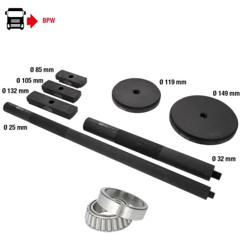 KS Tools Radlager-Werkzeug-Satz für BPW, 7-tlg