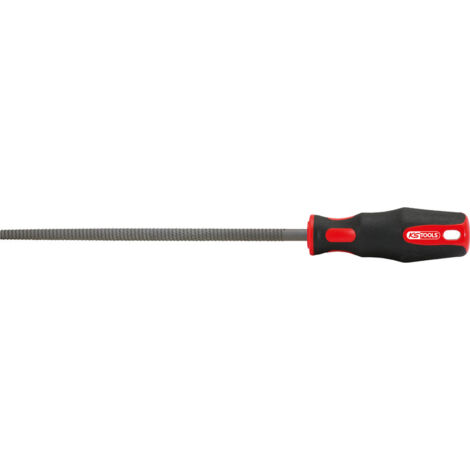 KS Tools - Râpe ronde douce emmanchée, L.200 mm - 157.0715